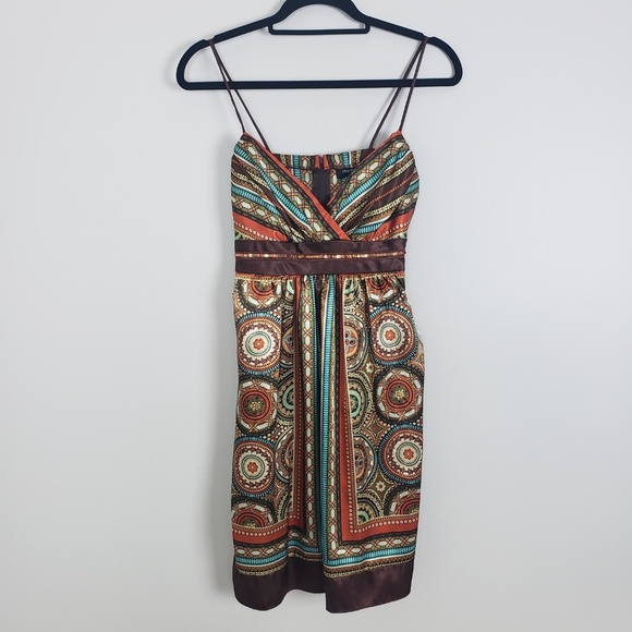 Teeze Me Dresses & Skirts - Teeze Me, boho, festival, retro, halter mini-dress A10